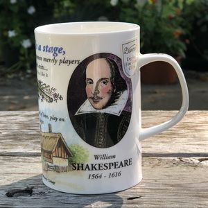 Vintage Shakespeare Coffee Tea Mug Dunoon England
